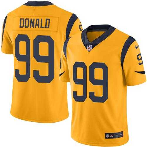 Nike Men & Women & Youth Rams 99 Aaron Donald Yellow Limited Color Rush Jersey,We sell and wholesale Nike Men & Women & Youth Rams 99 Aaron Donald Yellow Limited Color Rush Jersey on line form chian!